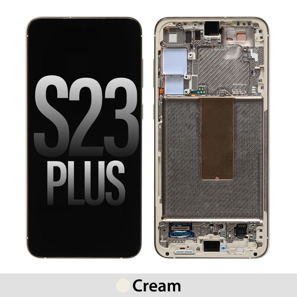 Yellow-Samsung Galaxy S23 Plus S916B OLED Screen Replacement-Cream Yellow-Samsung Galaxy S23 Plus S916B OLED Screen Replacement-Cream